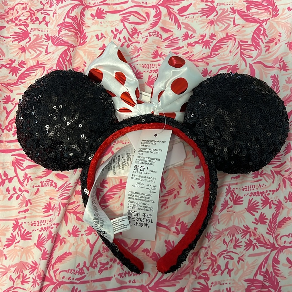 NWT Classic Minnie Mouse Ears - Picture 2 of 2